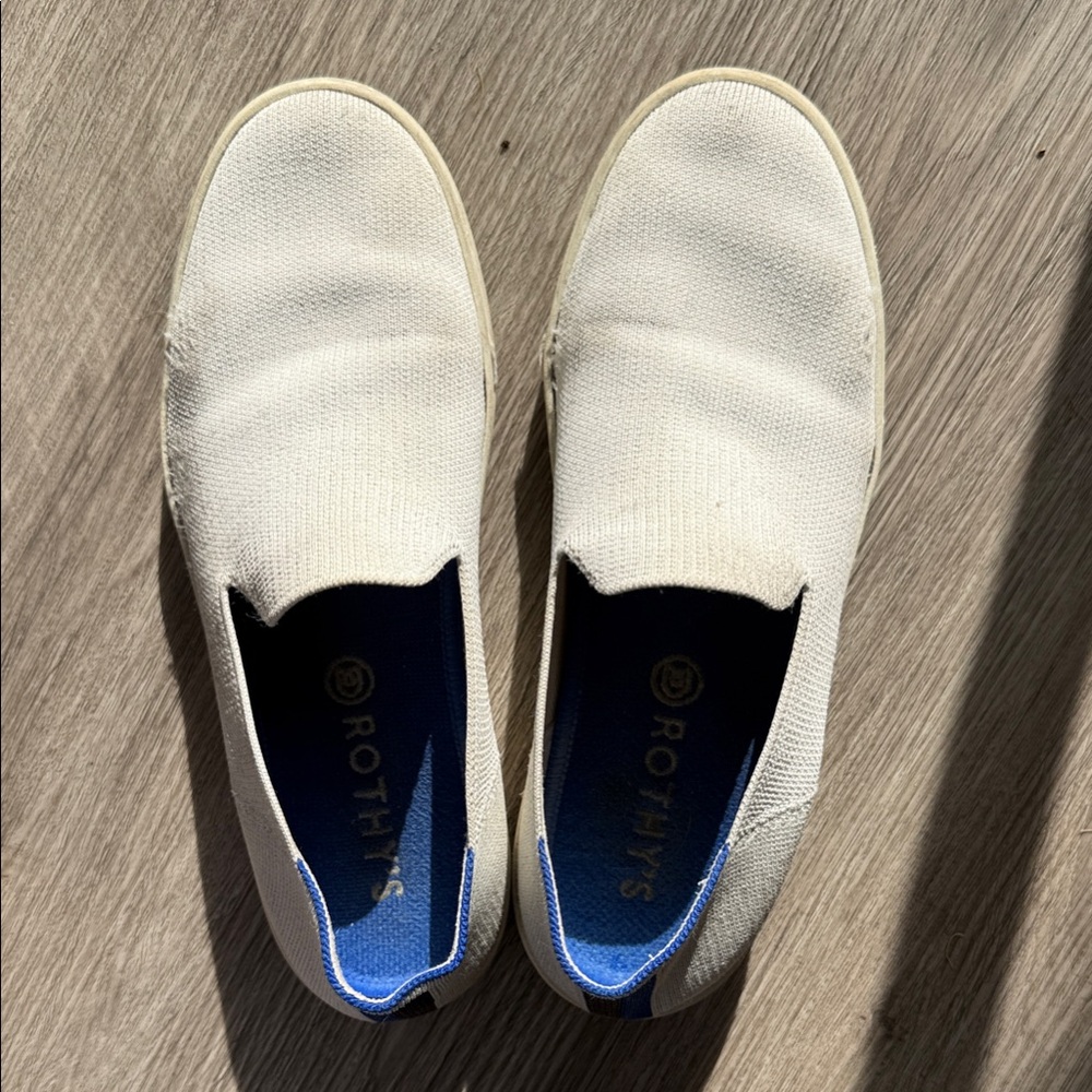 Rothy's white Slip-On sneakers